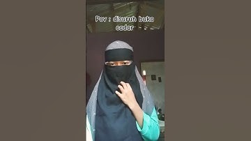 Thumbnail of maaf yg cadar ke2 kerudung 🙏😔..mohon jangan dihujat cuma konten #shortvideo #bercadar #bismillahrame