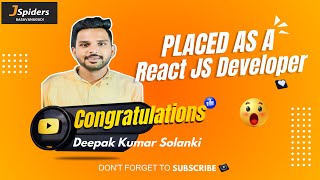 "Deepak Kumar Solanki's Journey: To Aspiring React JS Developer"