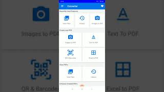 Converter Image, excel, text to PDF and Edit Split, merge pdf android screenshot 1