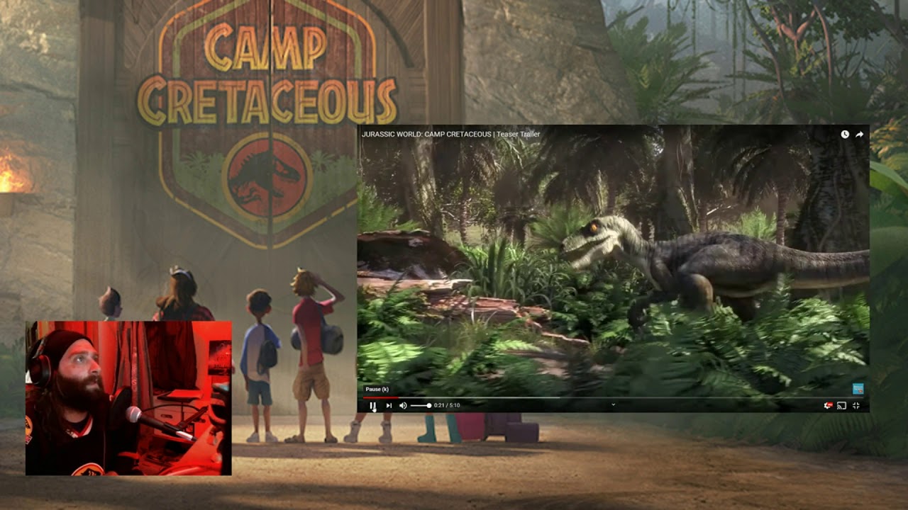 JURASSIC WORLD: CAMP CRETACEOUS Teaser trailer reaction and Break down. 