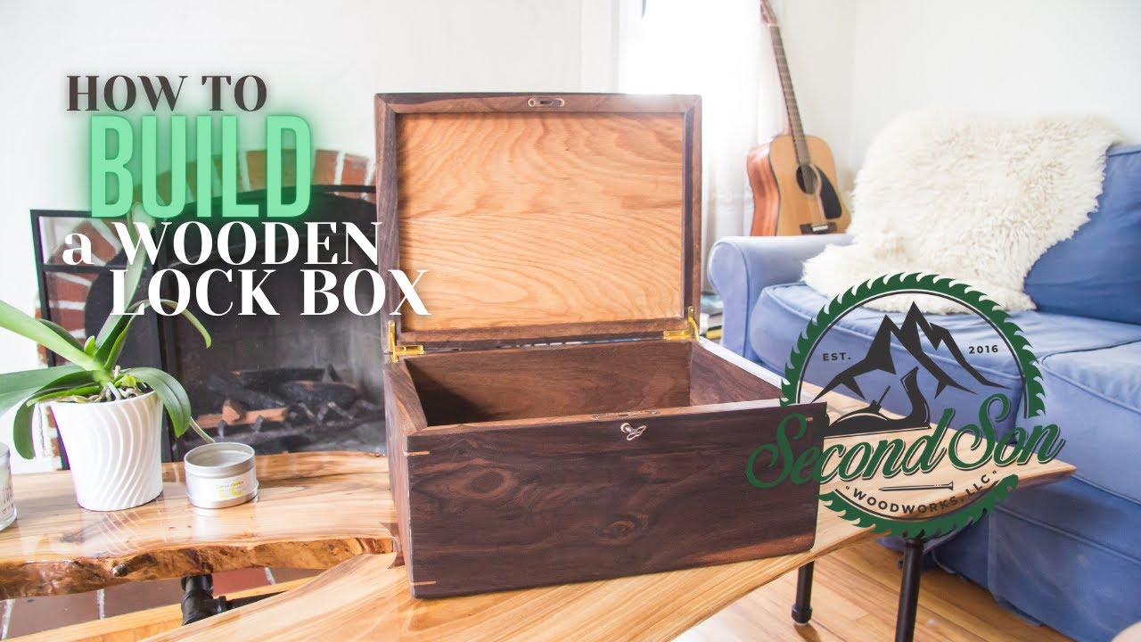 How to Build a WOODEN LOCK BOX // MEMORY BOX // GIFT BOX 