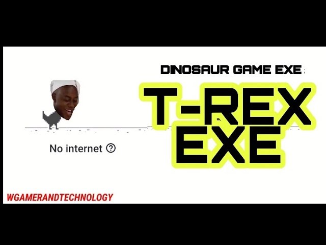 GamePlay T-Rex Game PC Browser (Supercomicnautas) 