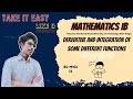 Derivative and Integration of some different functions || Mathematics IB|| BS-M102 || MAKAUT
