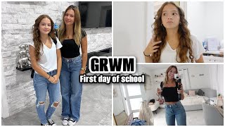 GRWM : FIRST DAY OF SCHOOL 2023 ( Freshman \& Junior year ) | Sister Forever