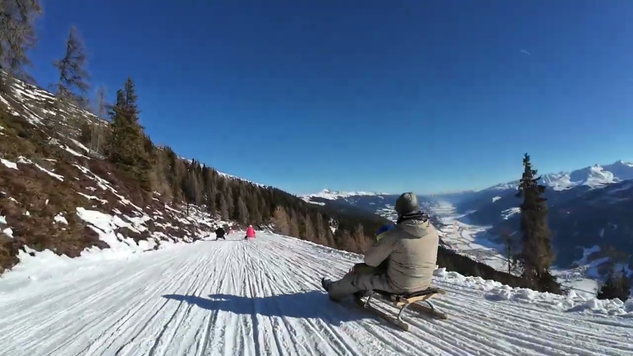 Wildkogel ❄️🛷, Austria 🇦🇹. 14 km on a Toboggan —Would You Survive This? Europe’s Longest Sled Ride.