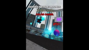JJK Color Codes (Heroes Battlegrounds) #roblox #battlegrounds #heroesbattlegrounds #jjk