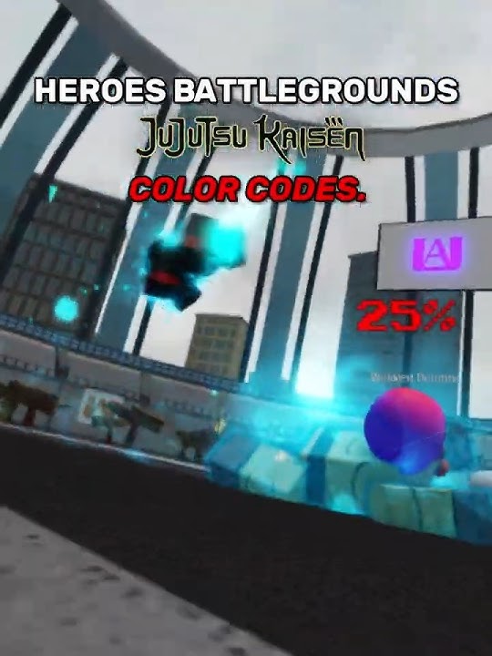 JJK Color Codes (Heroes Battlegrounds) #roblox #battlegrounds #heroesbattlegrounds #jjk