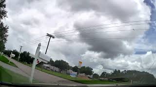 Near Miss Causes Dashcam Car to Swerve into Ditch