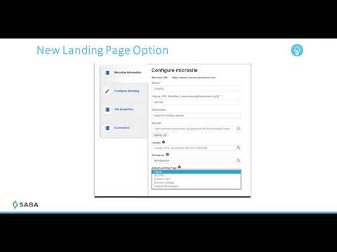 Saba Cloud Update 44 UI & Platform