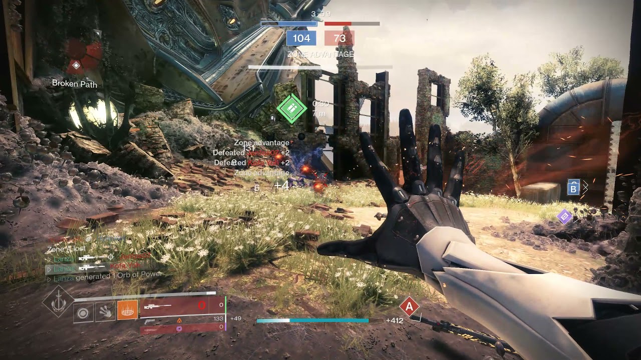 When your sniper becomes a shotgun