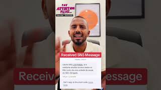 Received SNS Message | dont worry | go in Centro do saude | Live Portugal By Harry | Portugal screenshot 2