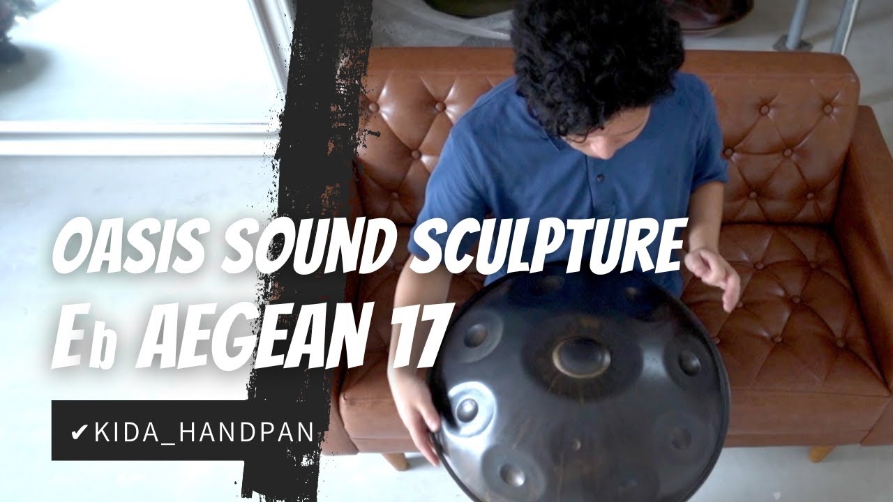 KIDA HANDPAN | Eb Aegean 17 | Oasis Sound Sculpture