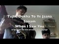 Tujhe dekha to ye jaana sanam in english spoof  when i saw you