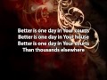 Better is One Day - Matt Redman (with lyrics)