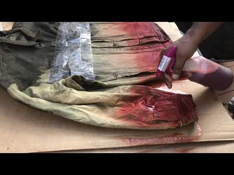 Comment blanchir et teindre une Devinez & GLS veste en jean Outdoor