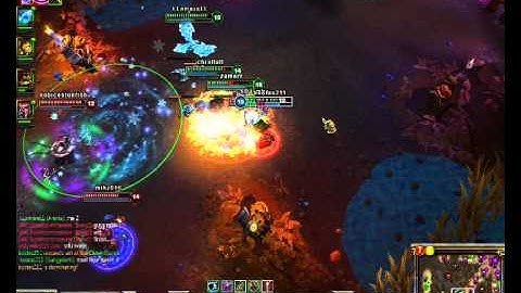 LoL quadra kill with gp