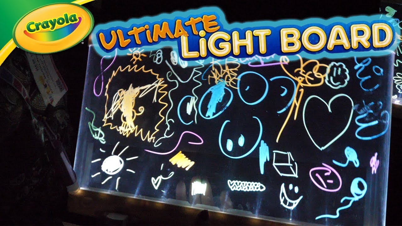 Crayola Ultimate Light Board Drawing Tablet - YouTube