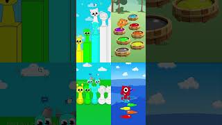 Sprunki Numberblocks Sing The Colorsmixing Song Sprunki Oc Incredibox Coloring Challenge Part 2