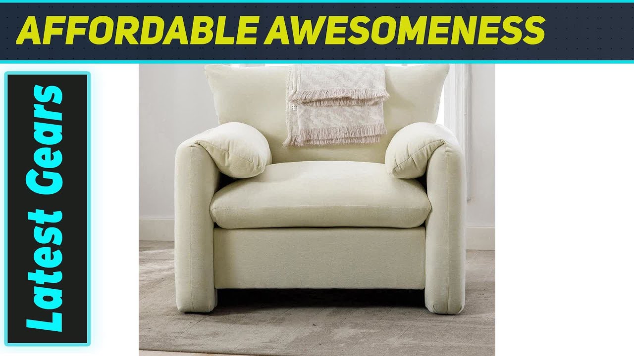 Miscoos Chenille Oversized Armchair – The Best Chill Reading Chair for Comfort and Style