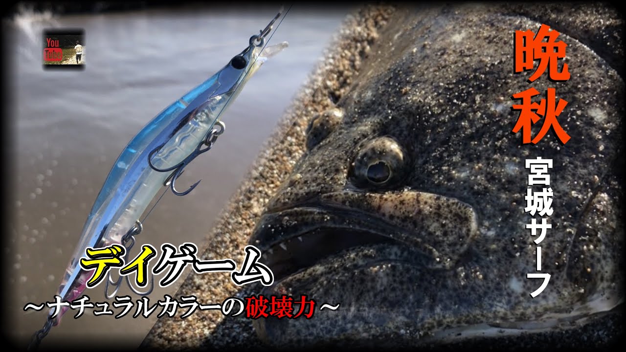 宮城サーフ】秋のサーフハイシーズン！デイゲームでヒラメを狙ってみ