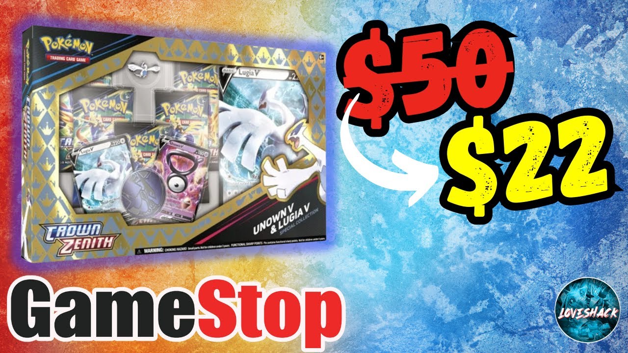 crown zenith booster box gamestop Pokemon TCG: Sword & Shield - Premium Figure Collection star assembly of Pokmon and Trainers arrive to celebrate the era of Pokmon V Gamestop's Pokemon Crown Zenith Premium