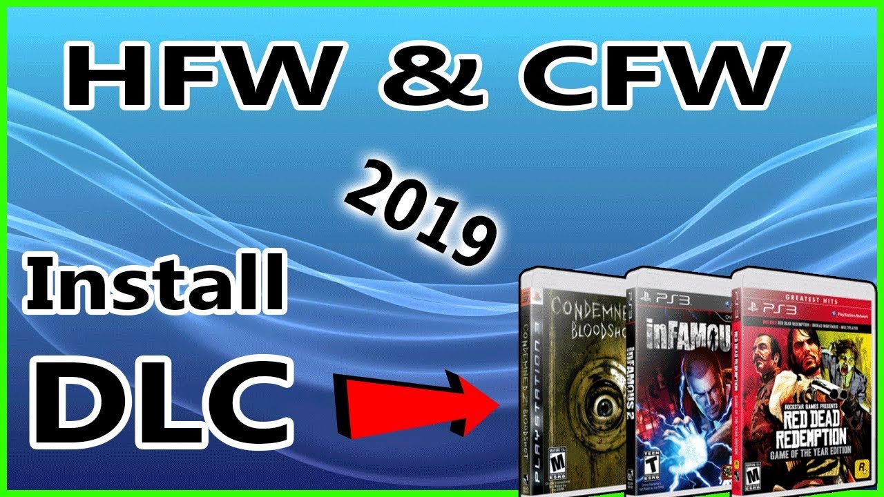 How To Install Game DLC On HFW or CFW PS3 Work For All Games - YouTube