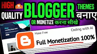 The End of Paid Blogger Themes? This AI Builds Them for FREE