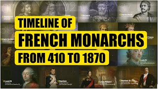 Timeline of the Rulers of France