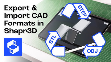 Shapr3D CAD-modellen overbrengen naar andere programma
