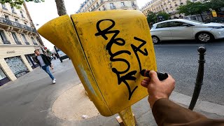 Graffiti Europe Trip 19 Tagging in Paris