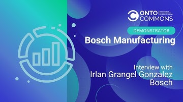 OntoCommons Demonstrator: an interview with Irlan Grangel Gonzalez, Bosch Manufacturing