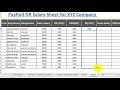 How to make salary sheet || Payroll or Payslip in excel 2016