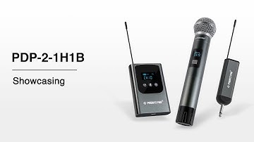 Showcasing - Phenyx Pro PDP-2-1H1B Digital Portable Wireless Microphone System.
