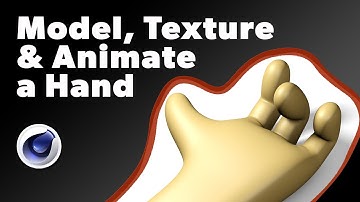 C4d Tutorial - Model Texture and Animate a Hand / Fingers