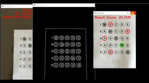 OMR Answer Sheet Checking Using Python Source Code