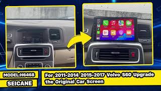 Enhance Your Volvo S60 2011-2017 Discover Android 13.0 Stereo Gps Navigation System Installation