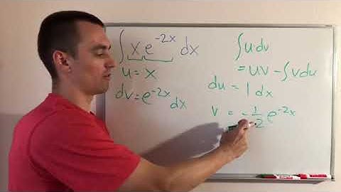 INTEGRAL OF xe^ 2x USING INTEGRATION BY PARTS  How to integration by parts  Jake