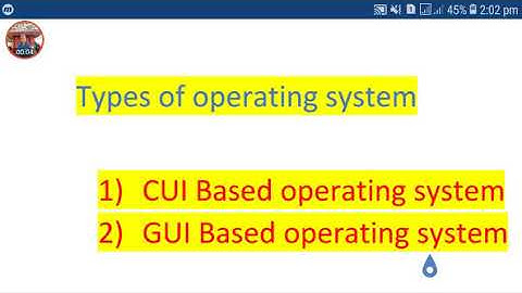 [Nepali] Types of operating system  || Imp for RBB