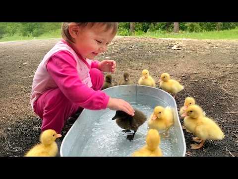 When Your Baby Instantly Becomes Best Friends With Farm Animals ❤️