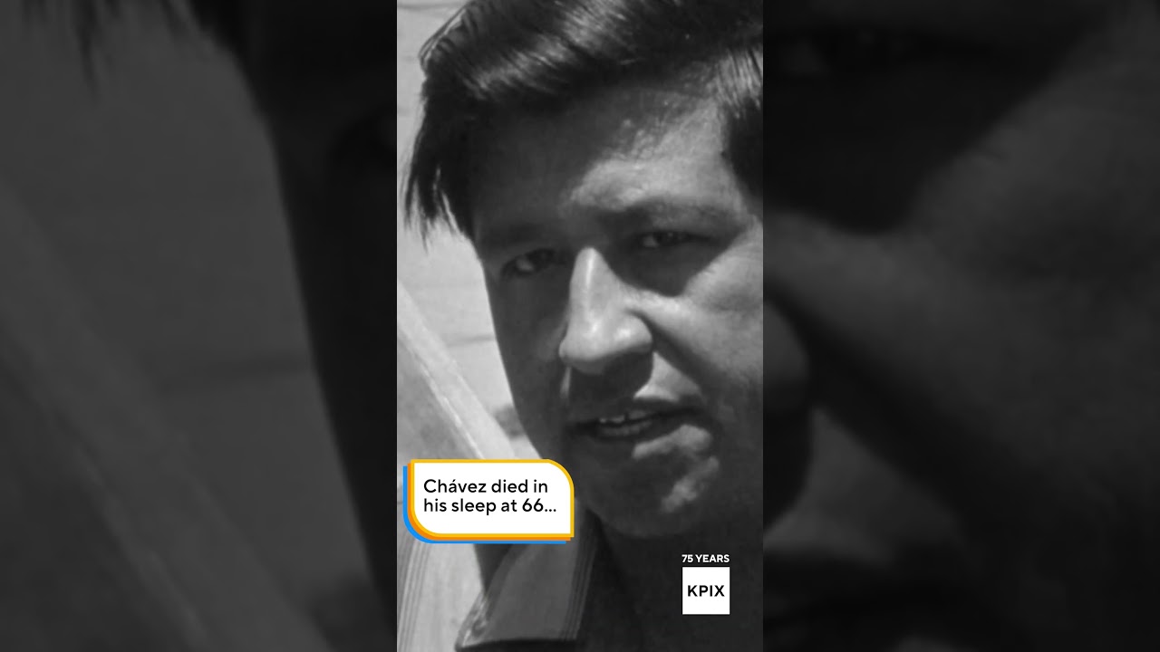 KPIX Reporter Dave Monsees interviews César Chávez