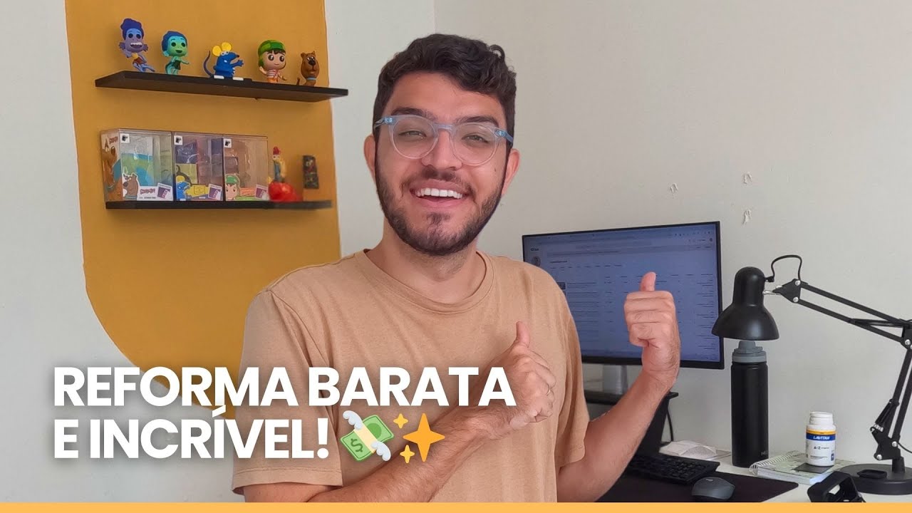 Reforma do escritório com pouco dinheiro | Parte 01