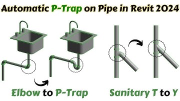 Revit MEP P-Trap Modeling Method | Revit MEP | #plumbing #mep