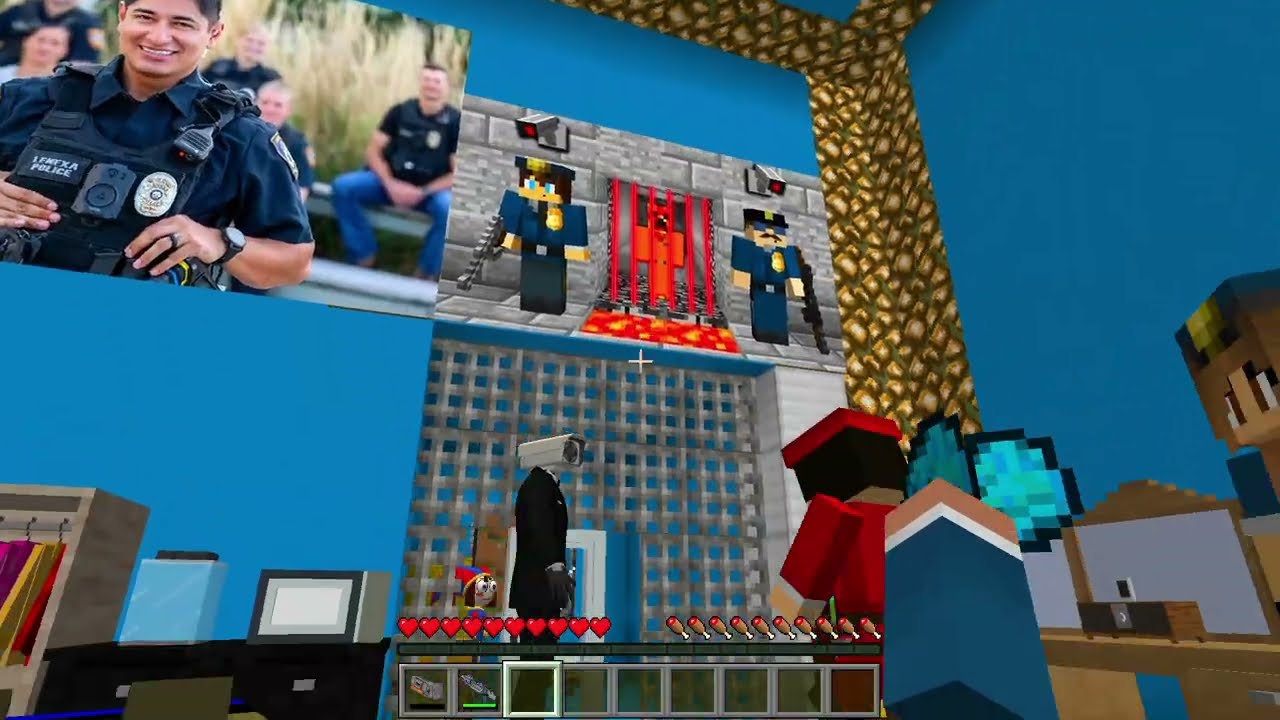 فلم ماين كرافت : كوكب منطاد عائلة الشرطة ضد الجدة غراني ضد سبايدرمان ضد سيمبسون !!؟ 🔥😱