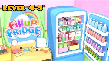 SATISYING Fill Up Fridge Level 4-5 ♀️♂️| Android Gameplay Walkthrough