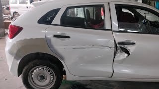 Maruti Suzuki Baleno💖car🚗 ka quarter panel repair🛠️car paint🎨#car