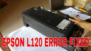 Epson L120/121 Error Fixed