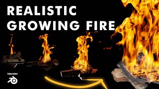 Realistic Animated Fire Tips - Blender Tutorial