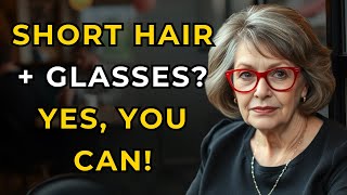 5 Short Haircuts That Flatter Women Over 60 Who Wear Glasses