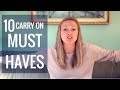 10 carry on must haves from a full time traveler!