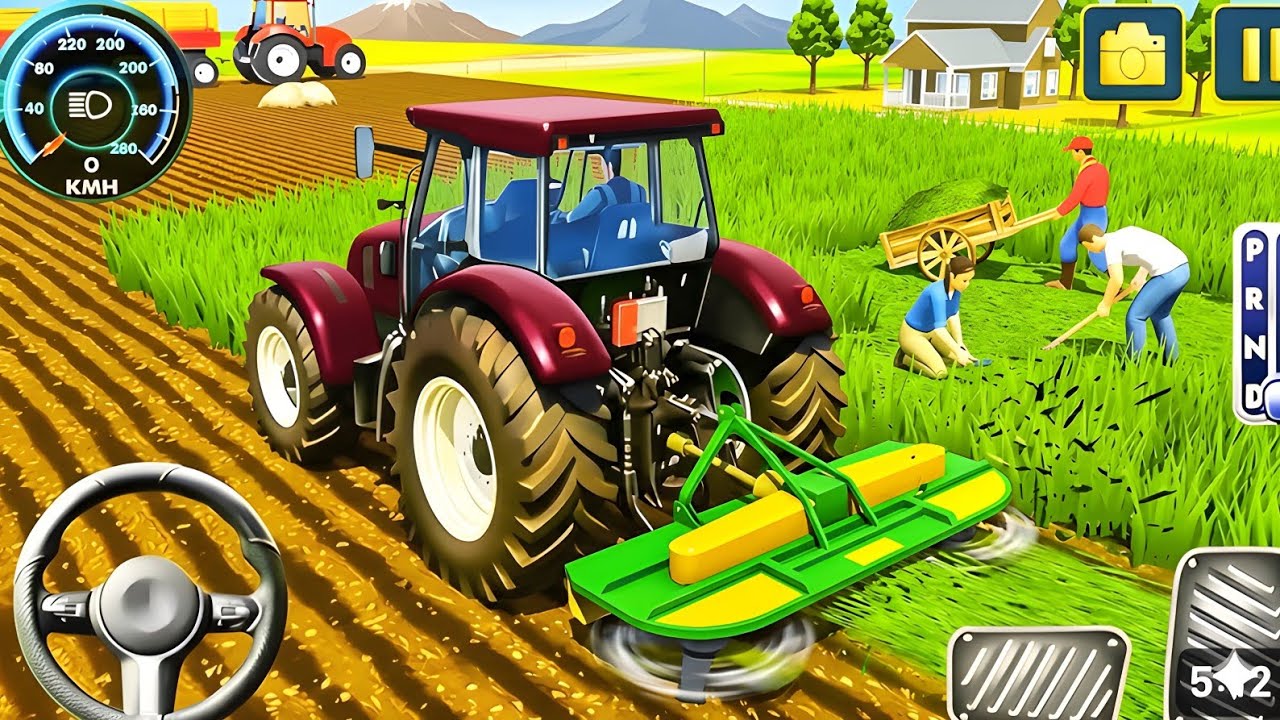 Modern Tractor Farming | Tractor Field Work Video